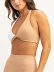 patchwork sports bra